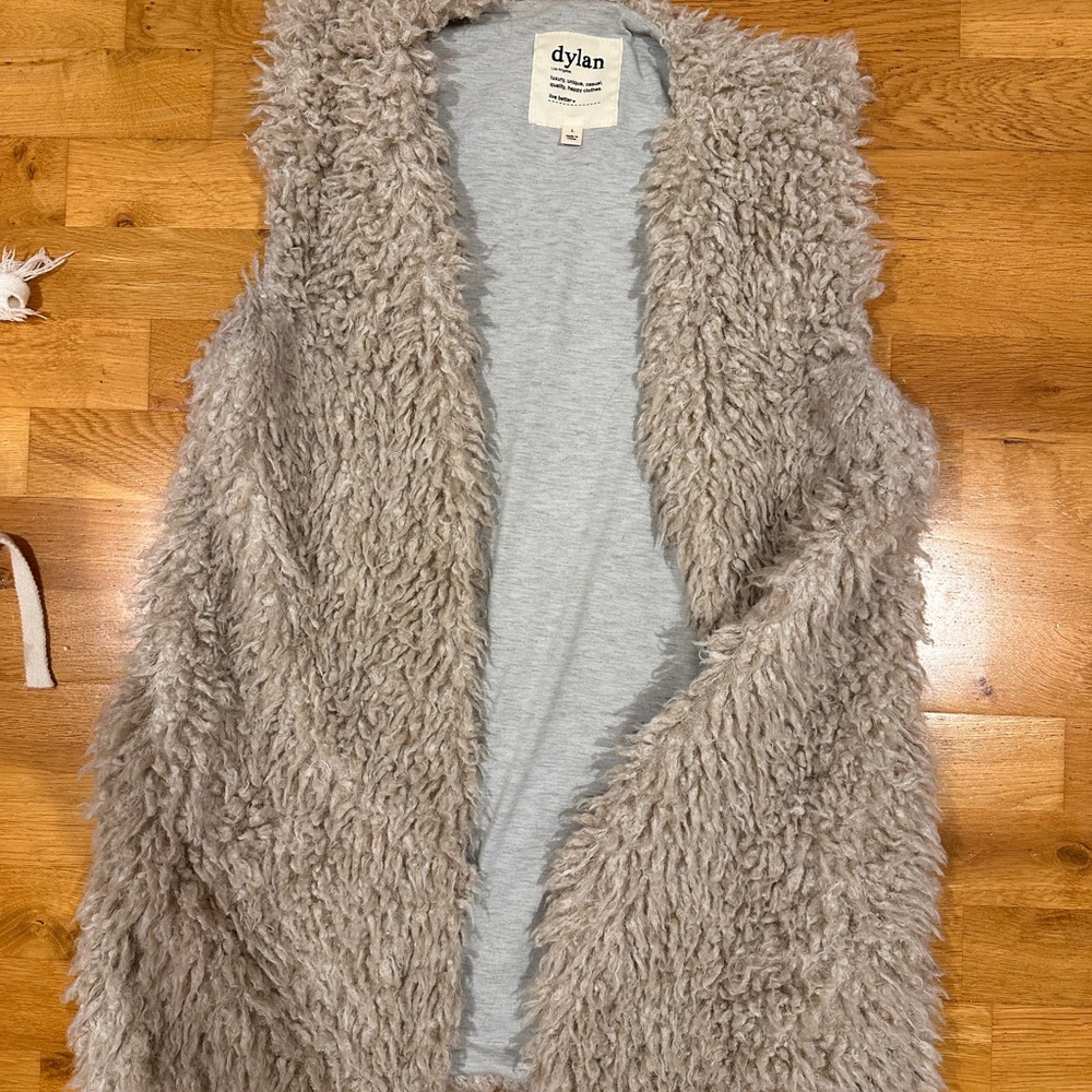 Dylan Gray Fuzzy Vest